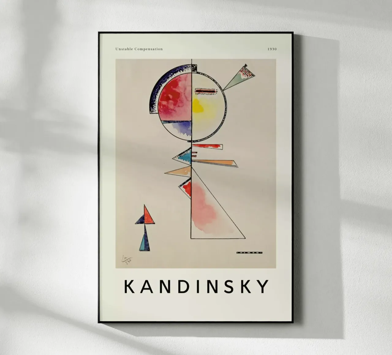 Kandinsky - Unstable Compensation plexiglass da ARTOTHEK