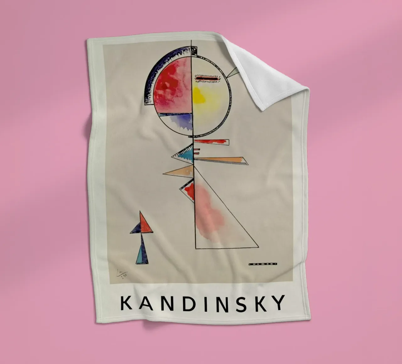 Kandinsky - Unstable Compensation coperta in pile da ARTOTHEK