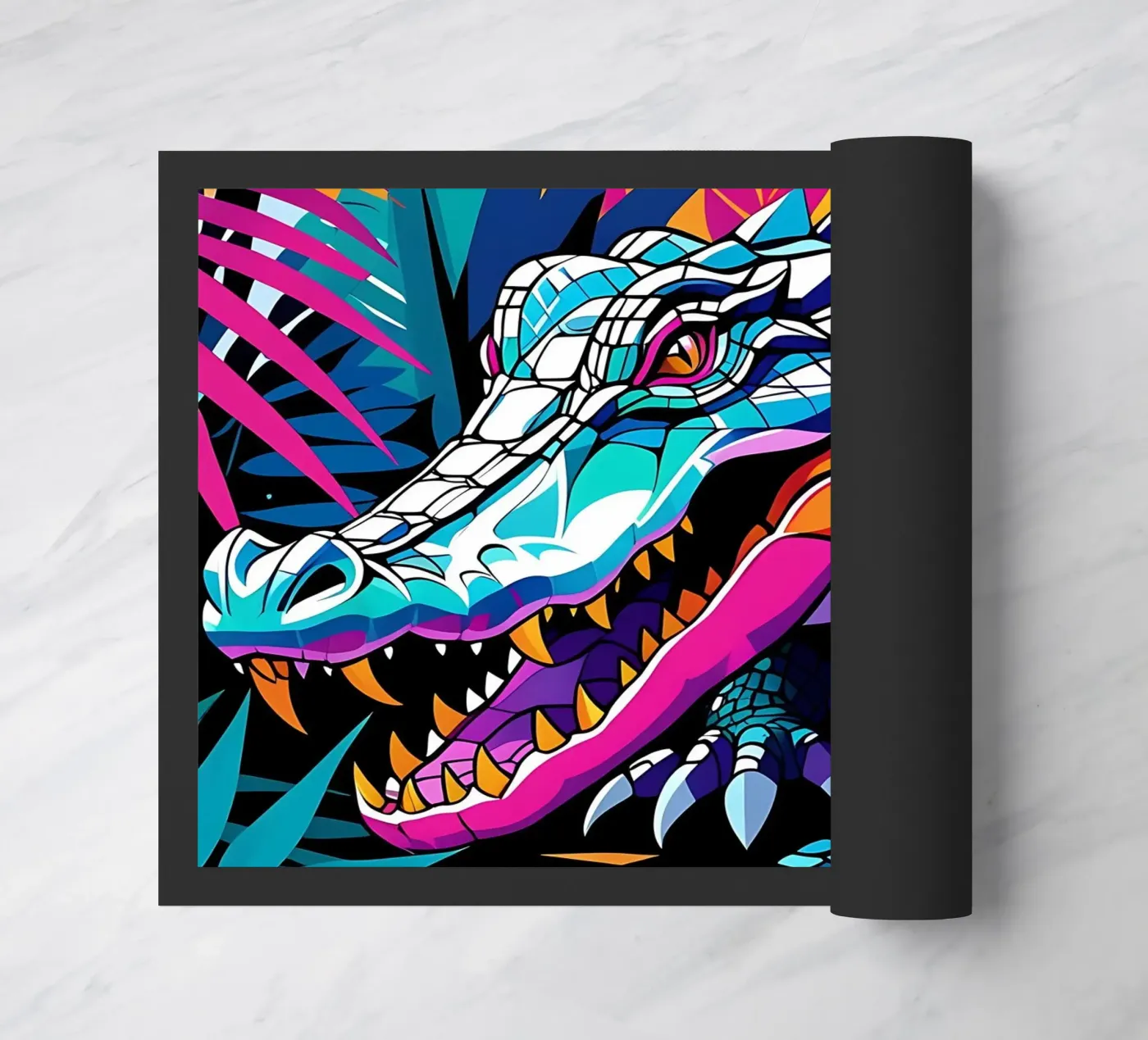 Stile_coccodrillo_E_3 zerbino da Tierisch bunt by LK