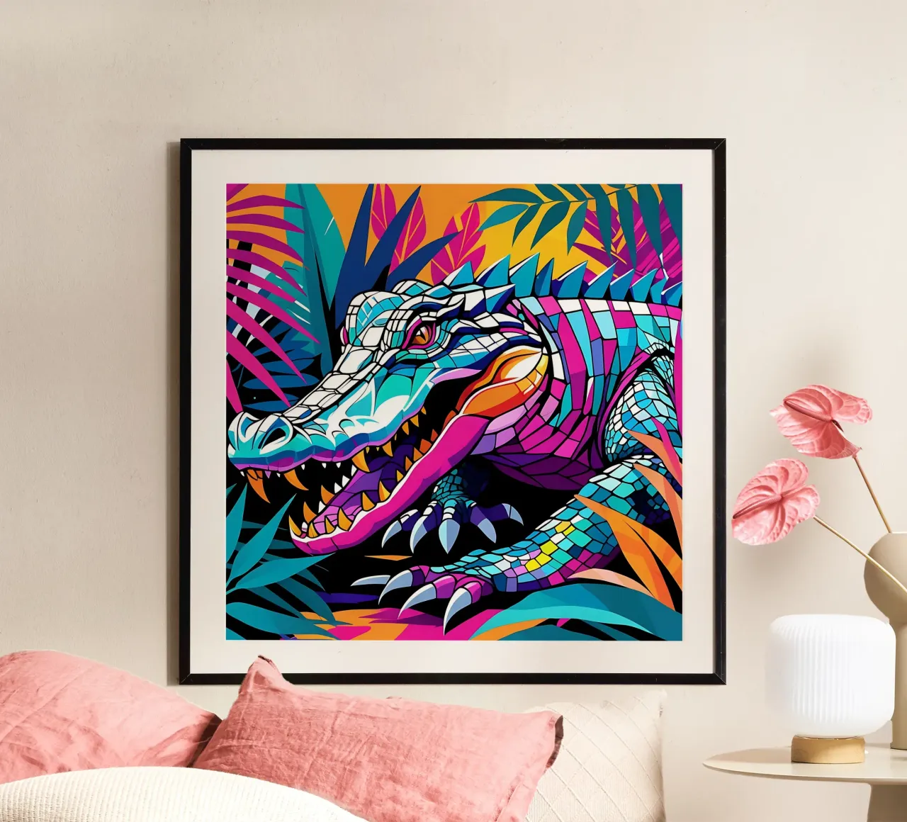 Stile_coccodrillo_E_3 poster da Tierisch bunt by LK