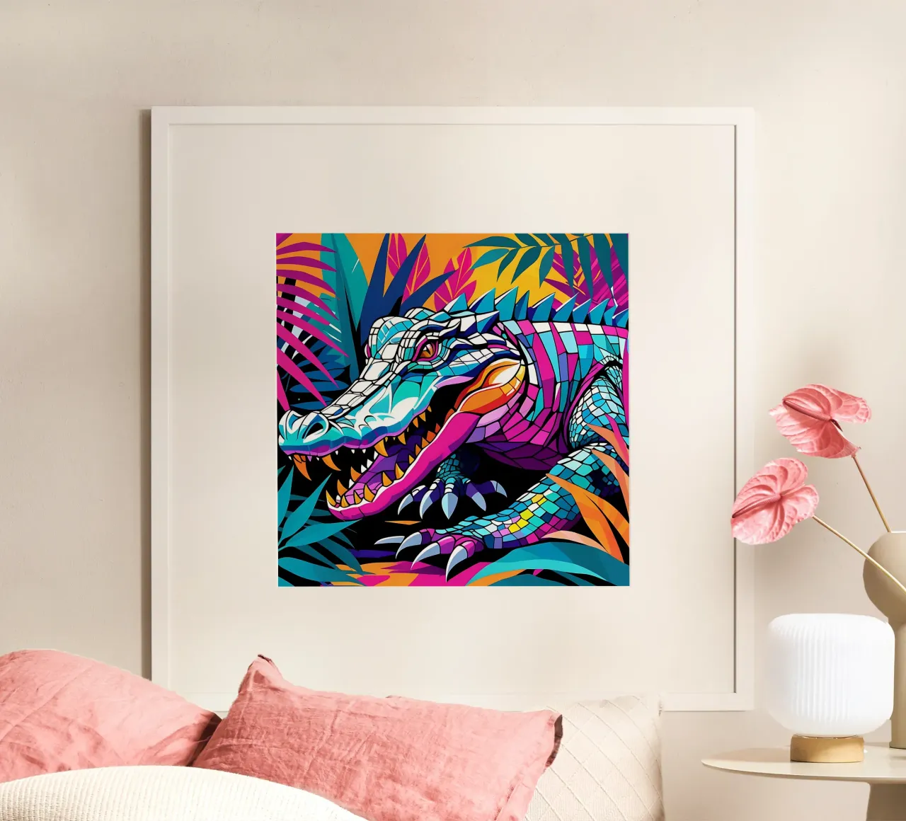 Stile_coccodrillo_E_3 poster da Tierisch bunt by LK