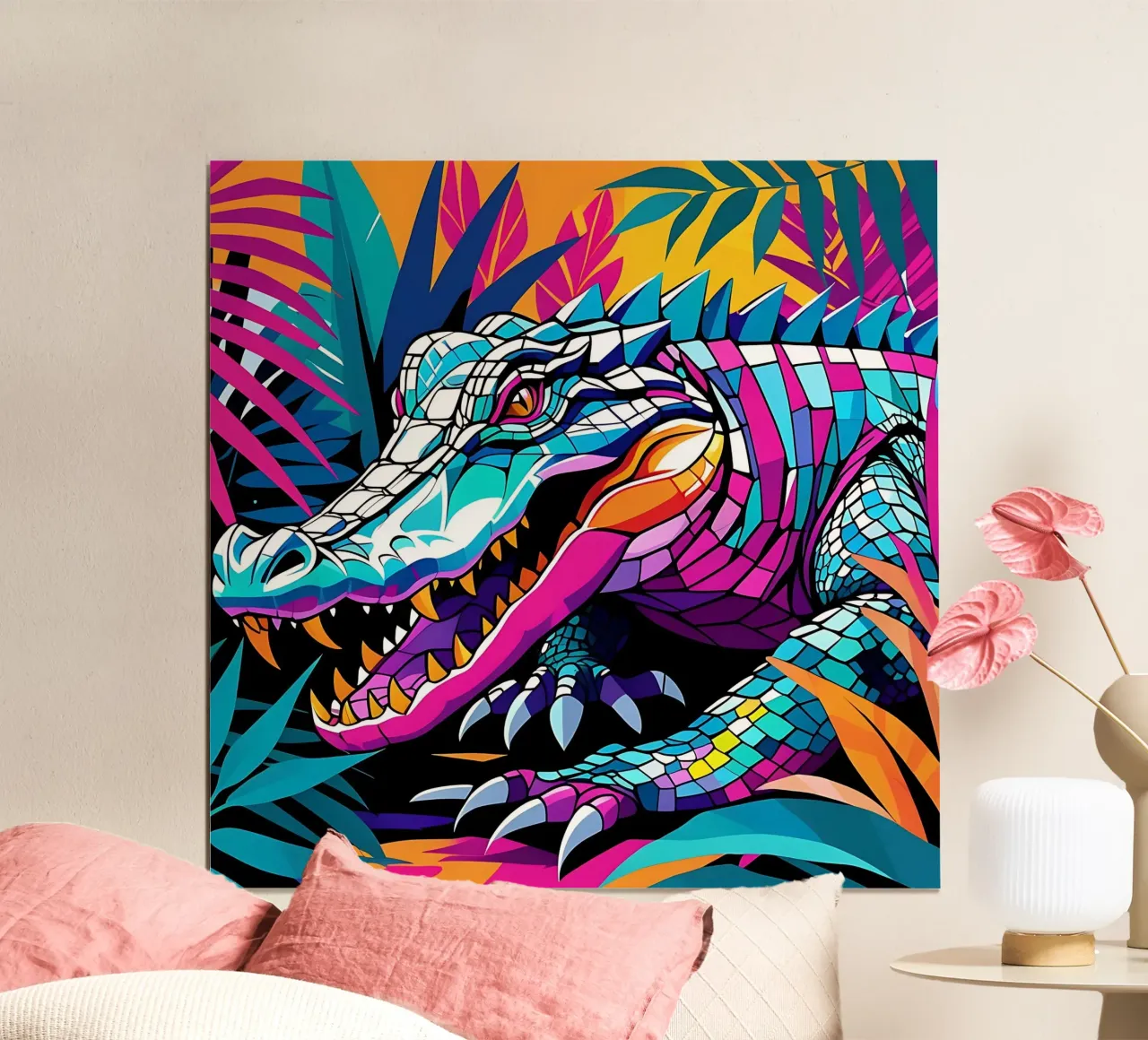 Stile_coccodrillo_E_3 poster da Tierisch bunt by LK