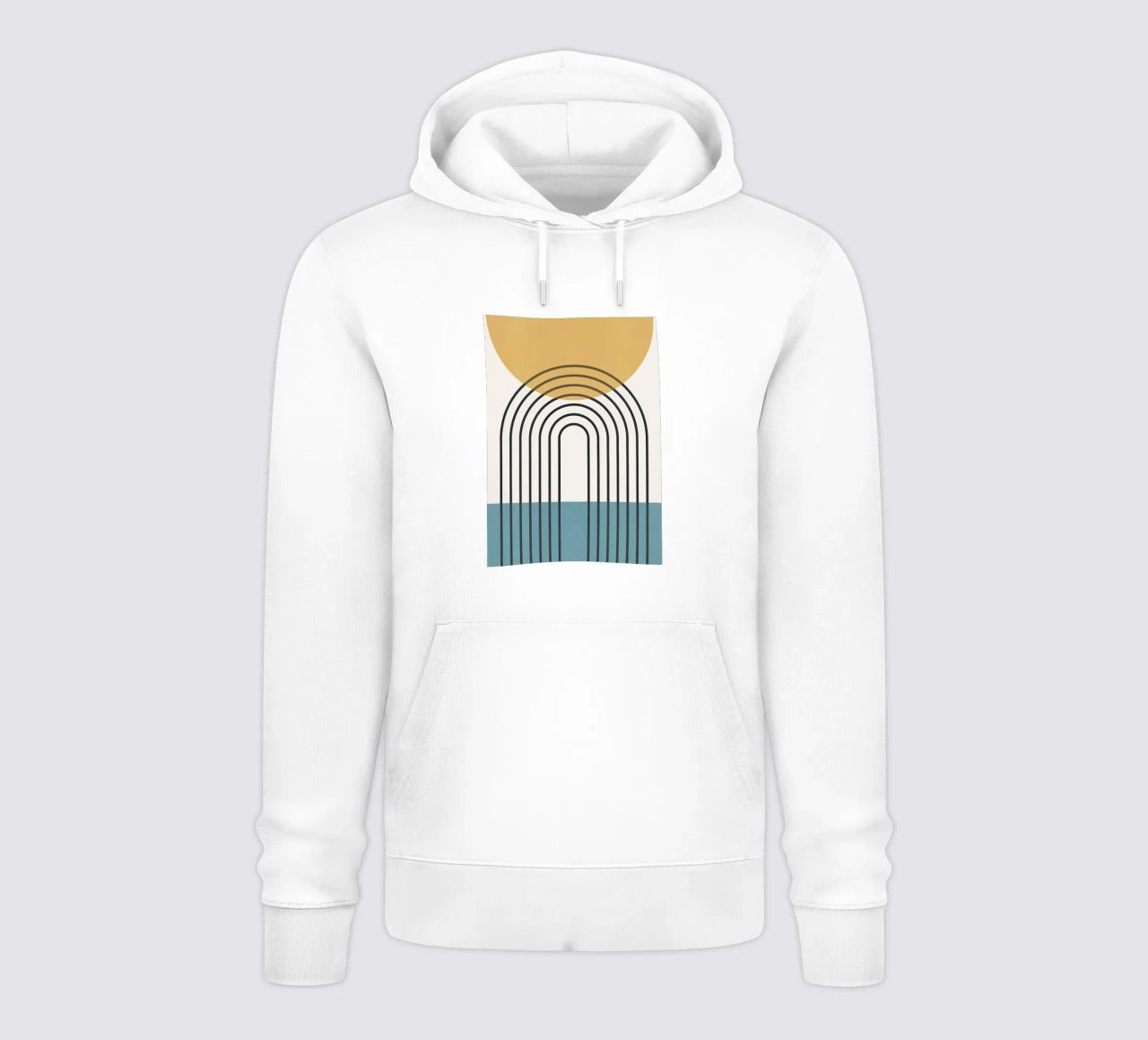 Linee geometriche II felpa con cappuccio da James M Coyle