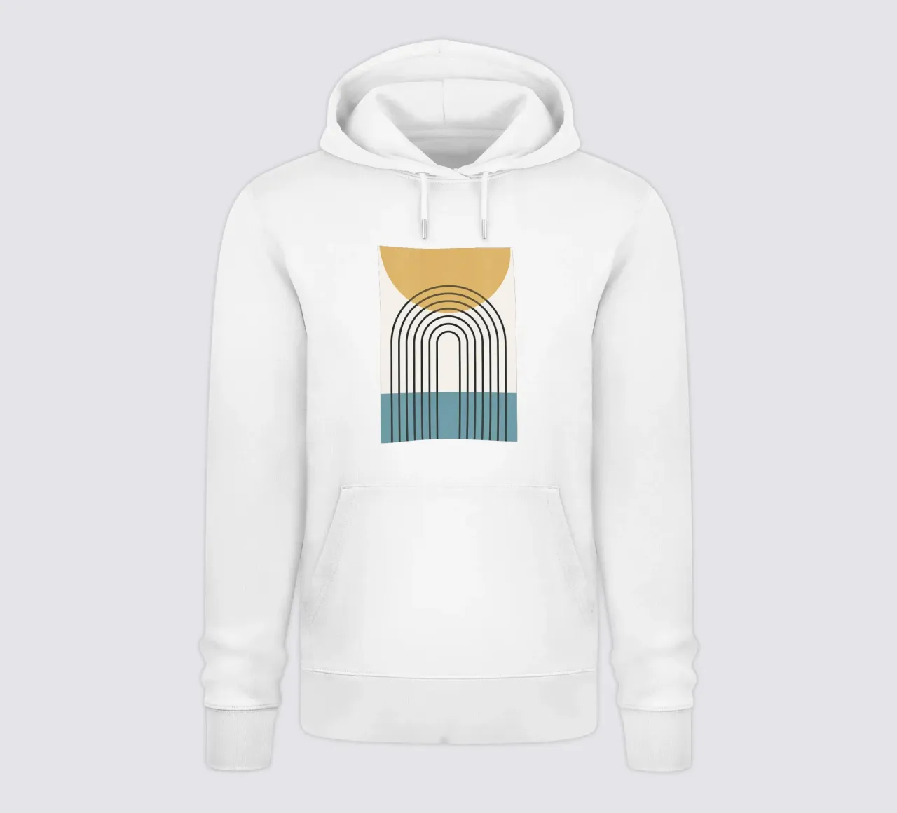 Geometric lines II hoodie by James M Coyle