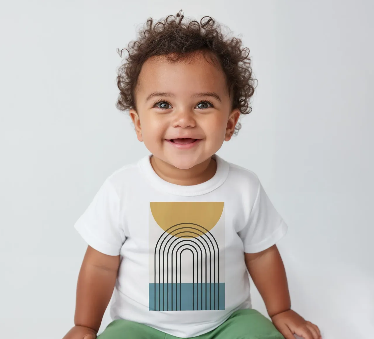 Geometrische lijnen II baby t-shirt van James M Coyle