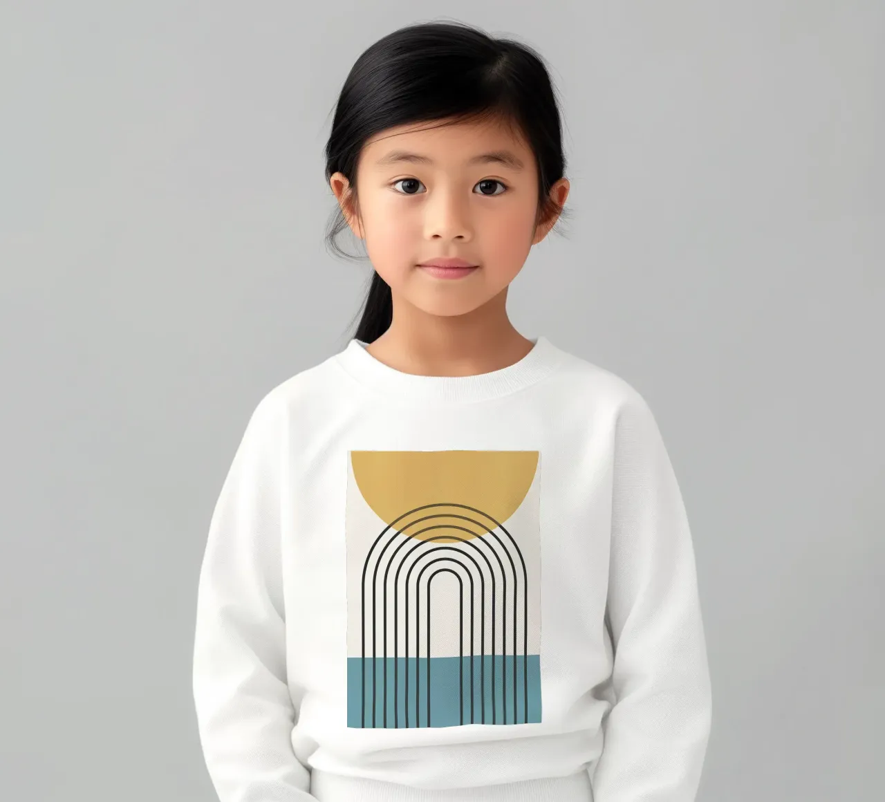 Geometrische lijnen II kinder sweatshirt van James M Coyle