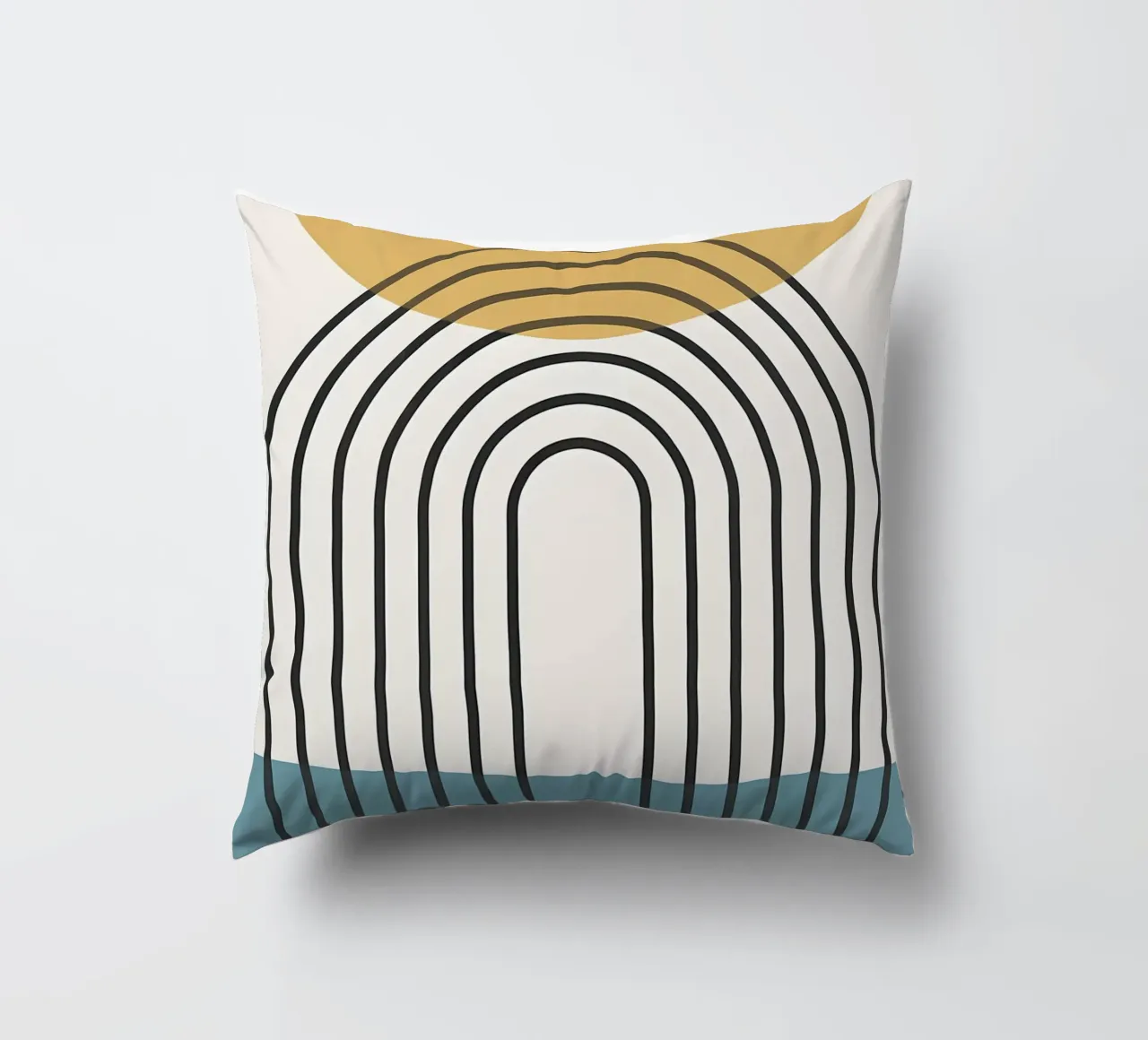 Geometrische Linien II Kissen von James M Coyle