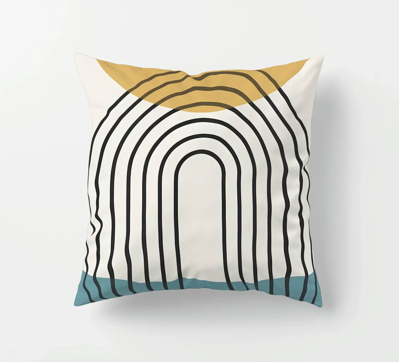 Geometrische Linien II Kissen von James M Coyle