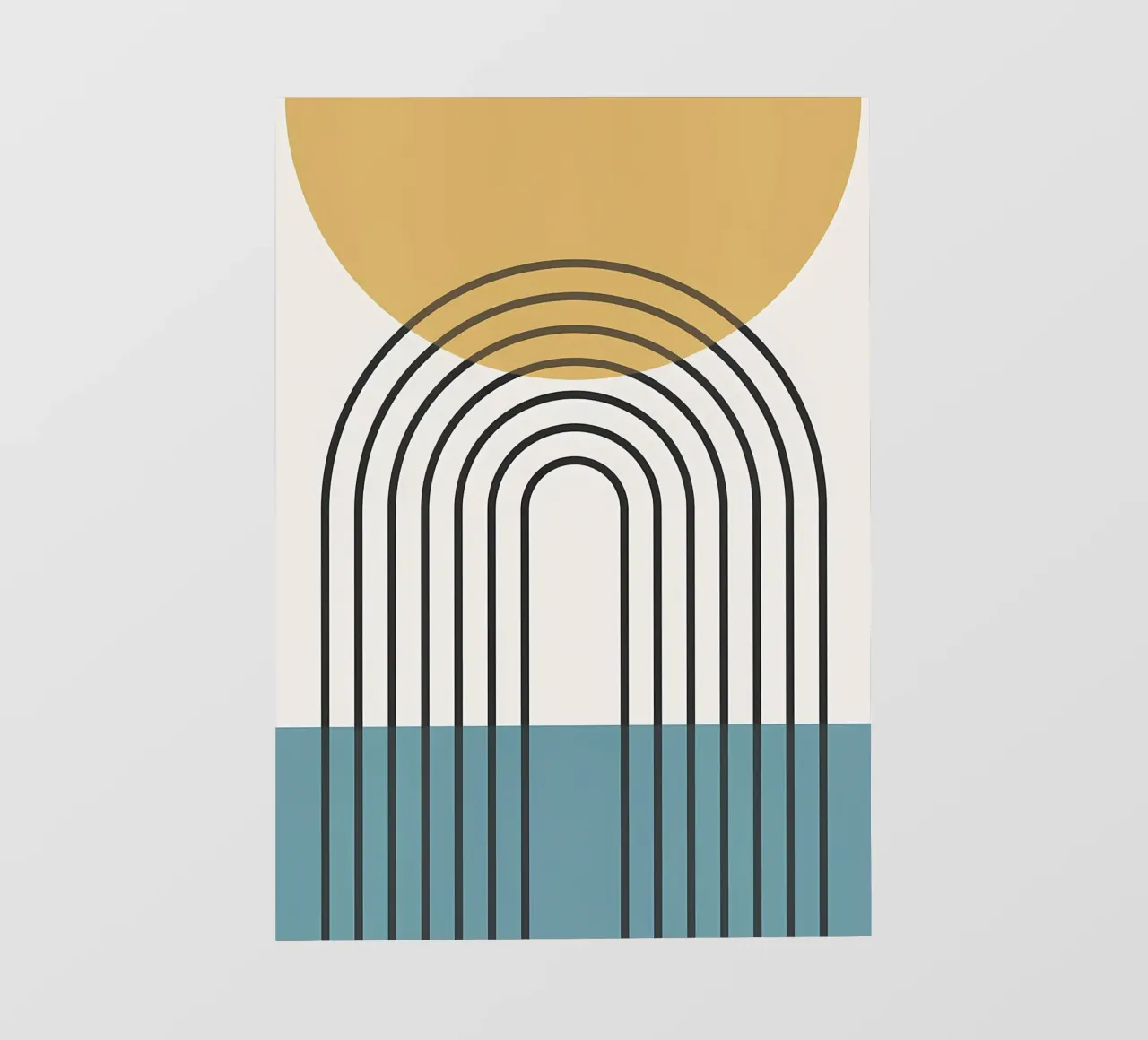 Linee geometriche II telo in pvc da James M Coyle