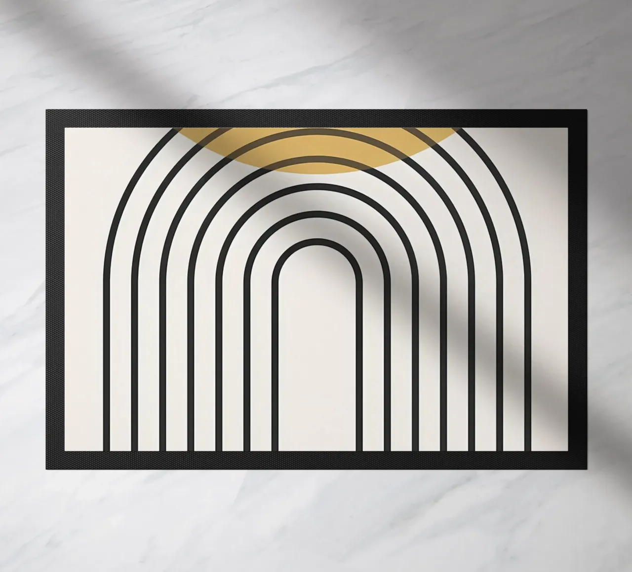 Lignes géométriques II paillasson de James M Coyle