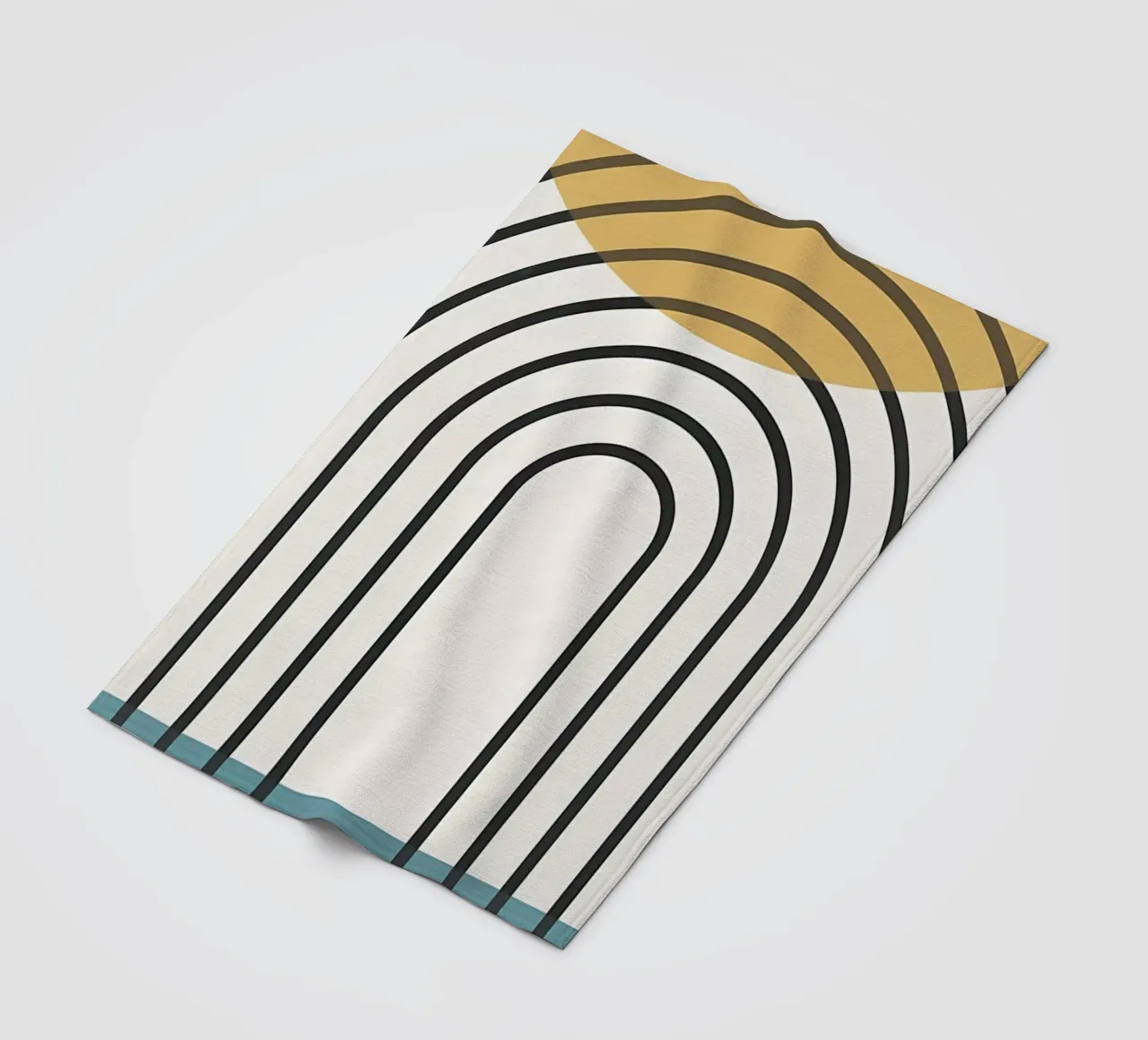 Linee geometriche II coperta in pile da James M Coyle