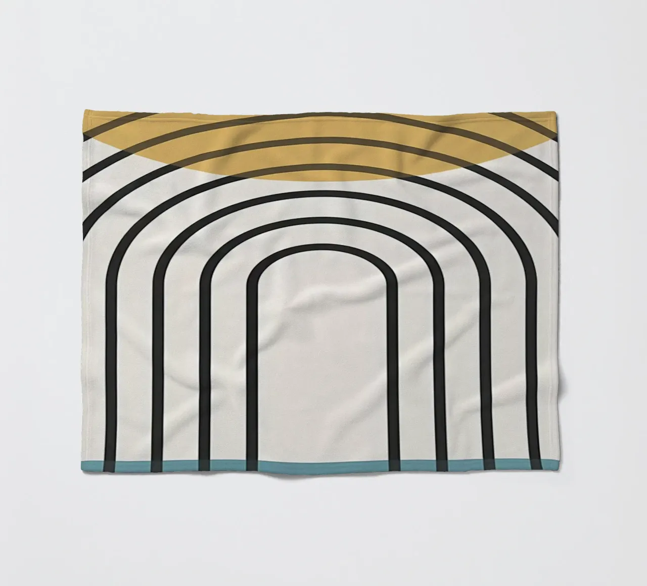 Geometrische lijnen II fleecedeken van James M Coyle