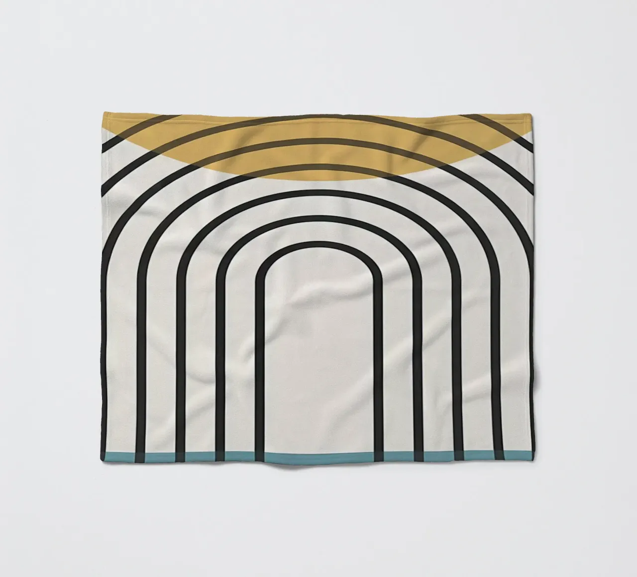 Geometrische lijnen II fleecedeken van James M Coyle