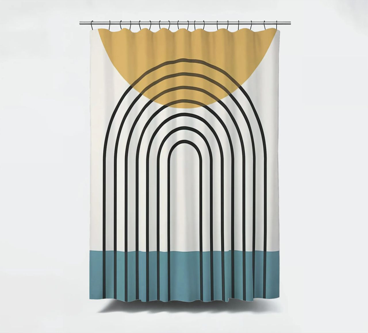 Linee geometriche II tenda da doccia da James M Coyle