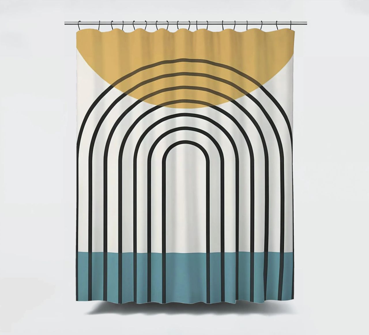 Linee geometriche II tenda da doccia da James M Coyle