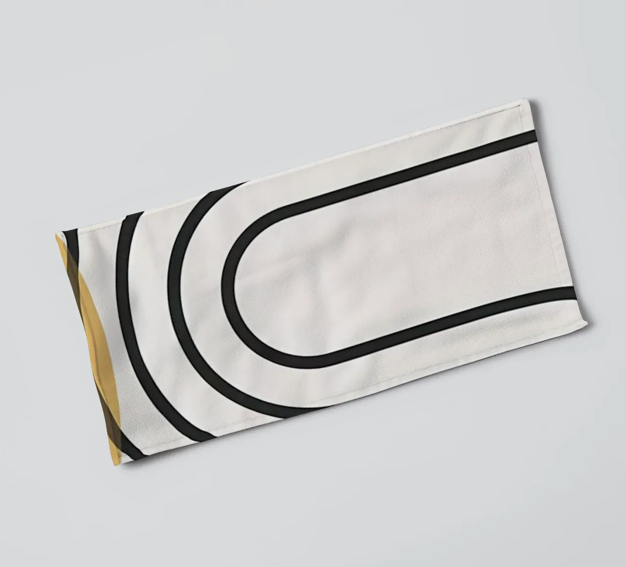 Geometrische Linien II Handtuch von James M Coyle