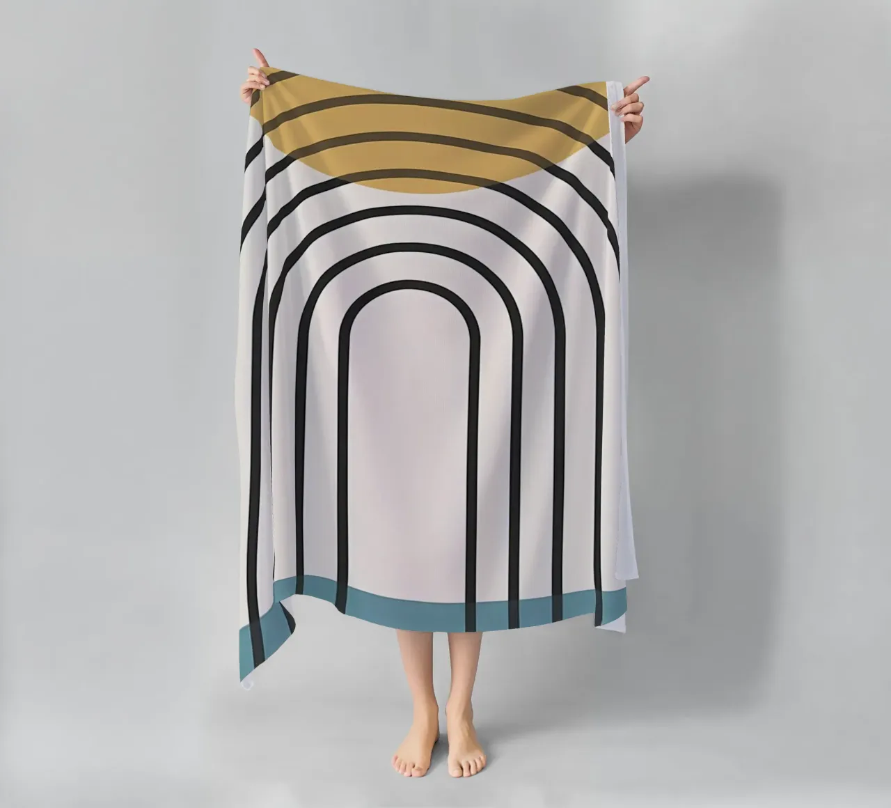 Linee geometriche II telo mare da James M Coyle