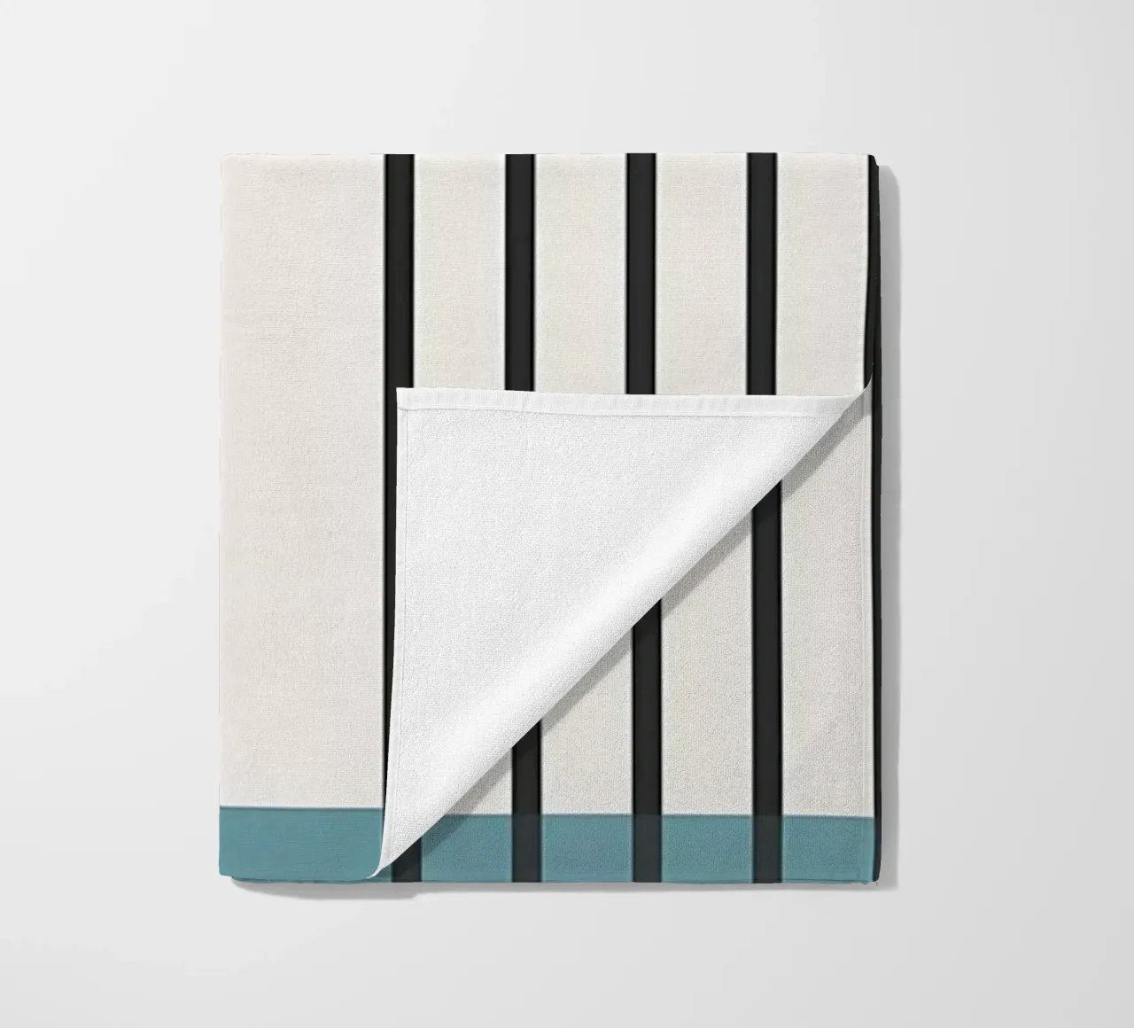 Geometrische Linien II Strandtuch von James M Coyle