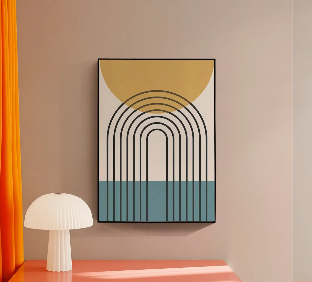 Linee geometriche II plexiglass da James M Coyle