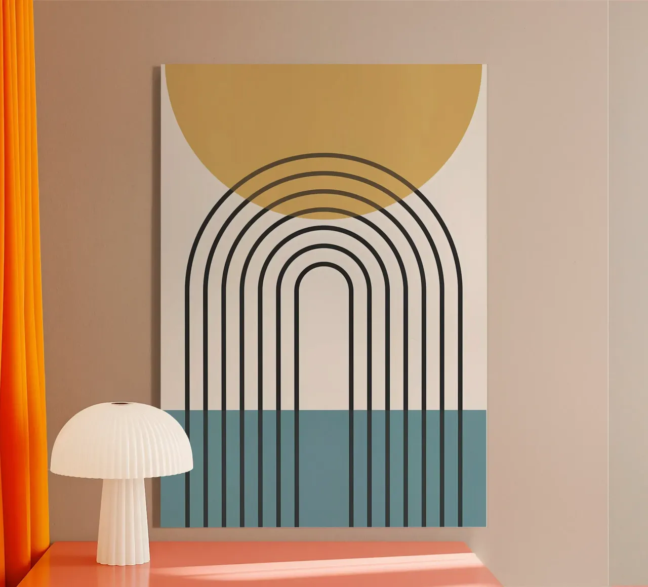 Linee geometriche II plexiglass da James M Coyle