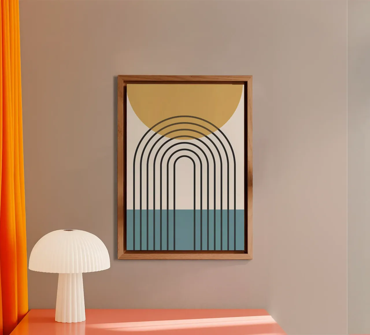 Linee geometriche II alluminio dibond da James M Coyle