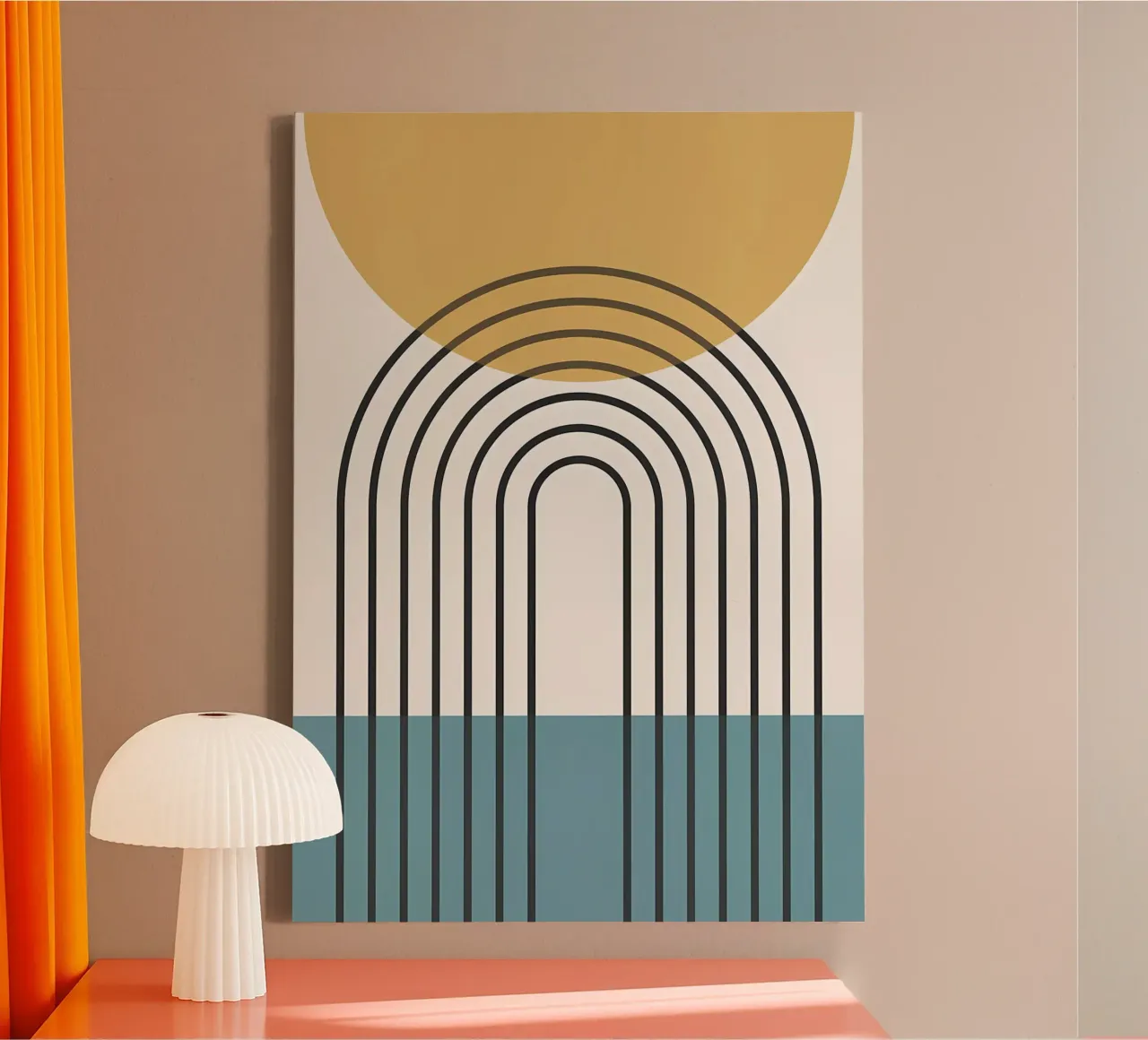 Linee geometriche II tela da James M Coyle