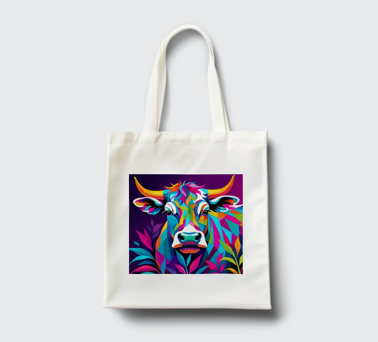Cow_style_E_1 tote bag by Tierisch bunt by LK