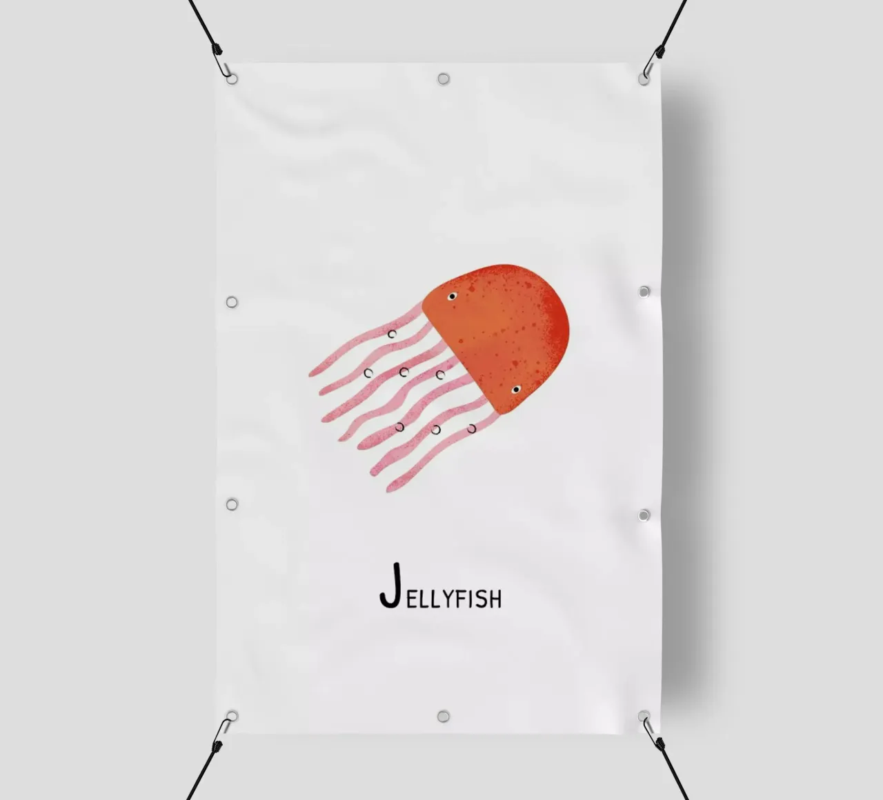 Jellyfish telo in pvc da Little Flourishes