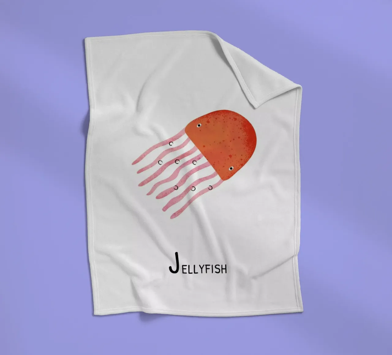 Jellyfish coperta in pile da Little Flourishes