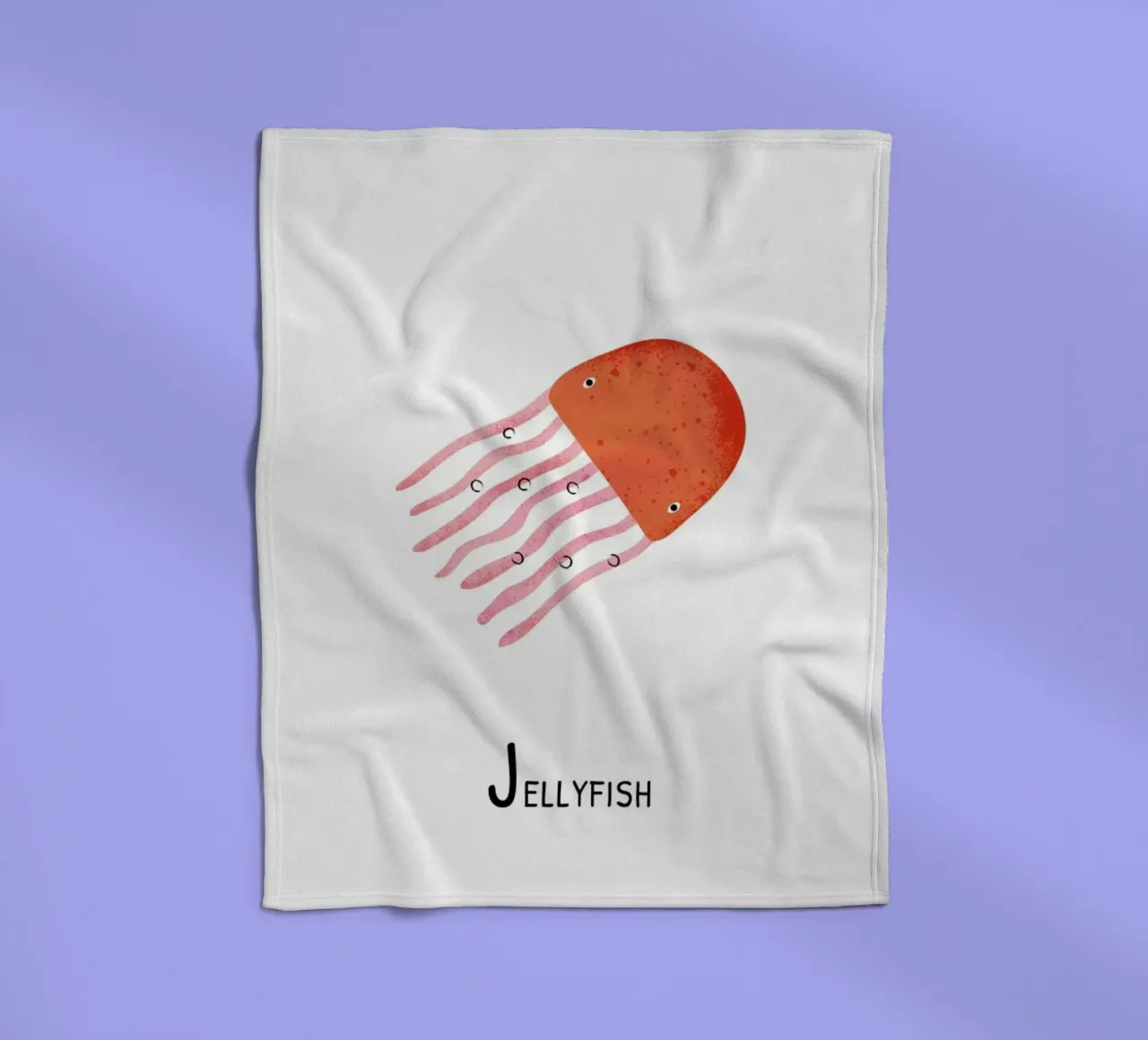 Jellyfish coperta in pile da Little Flourishes
