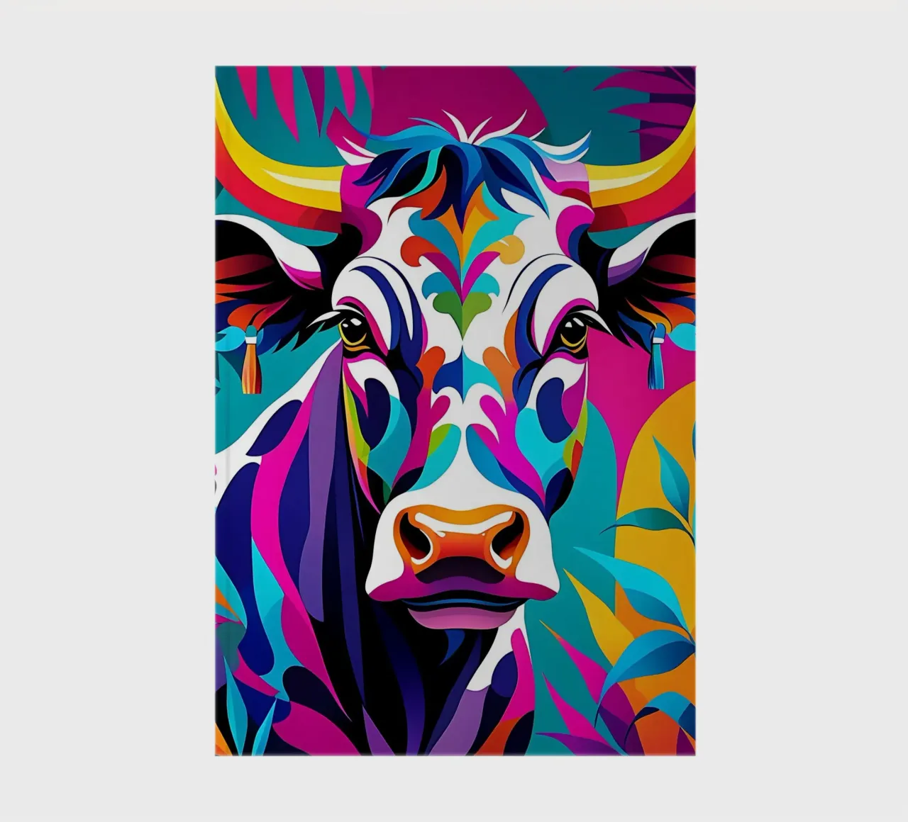 Cow_style_E_3 notebook by Tierisch bunt by LK