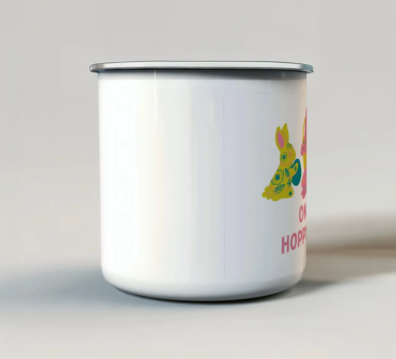 Easter Family tazza in smalto da Dreamer10