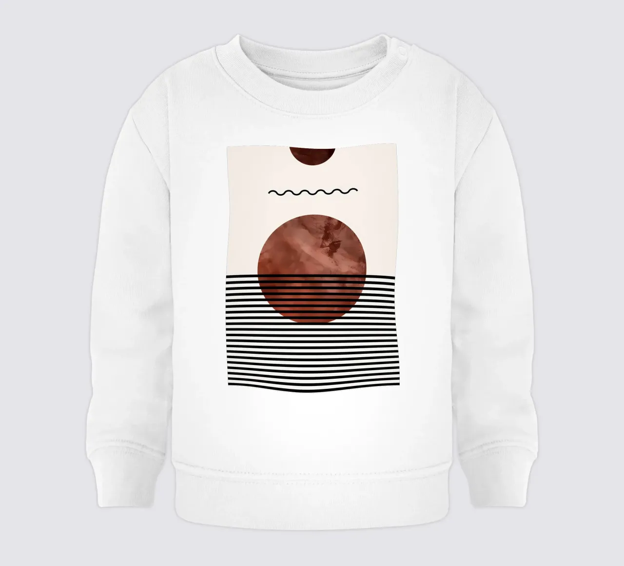 Eleganza minimalista Boho felpa neonato da James M Coyle