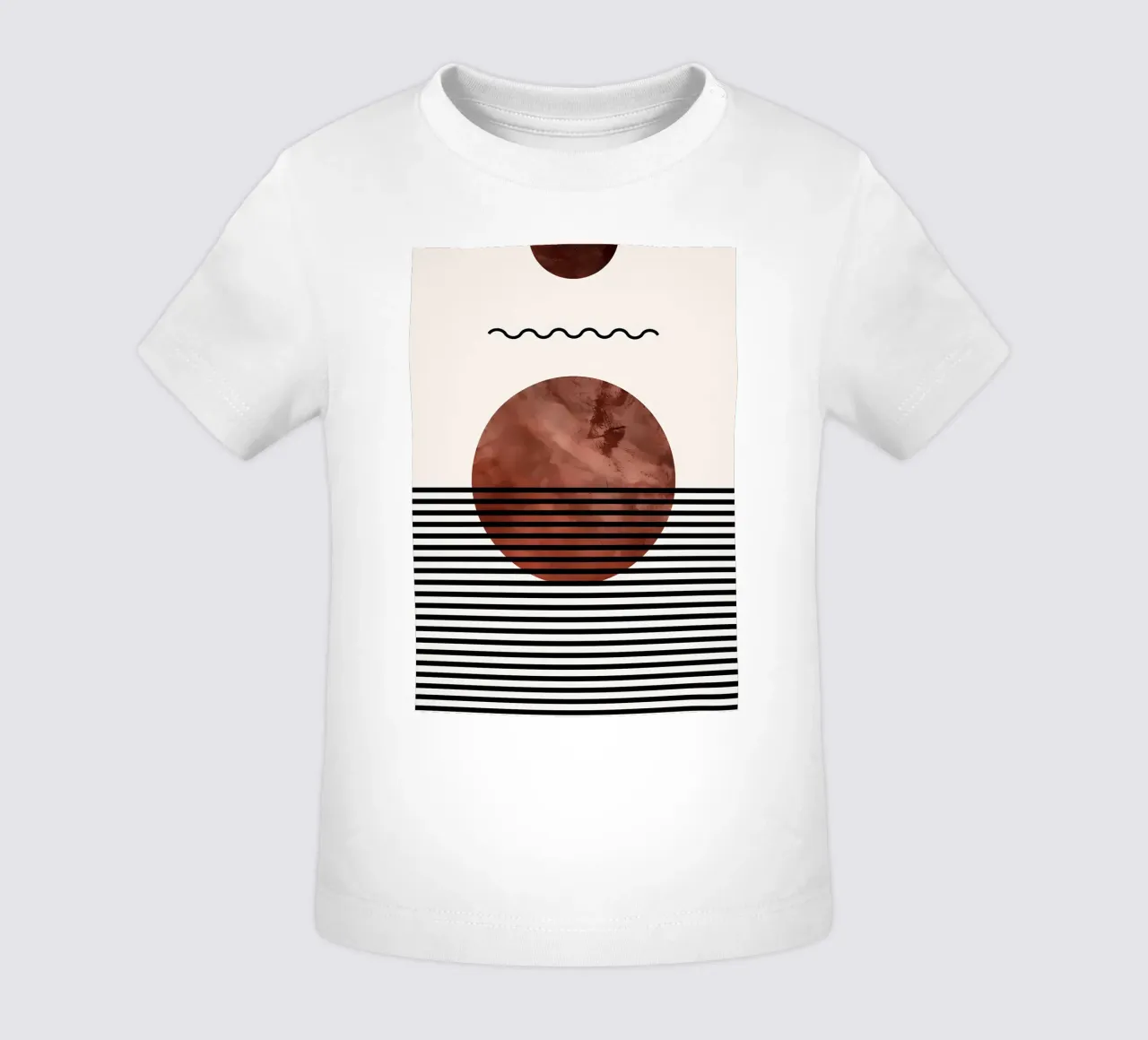 Boho Minimalist Elegance baby t-shirt by James M Coyle