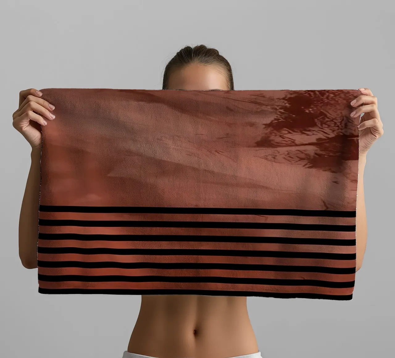 Eleganza minimalista Boho asciugamano da bagno da James M Coyle