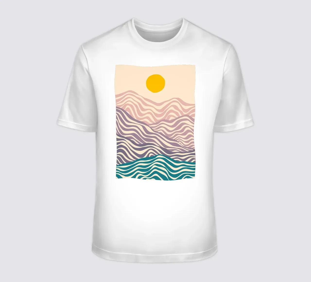 Hills Wave t-shirt by James M Coyle