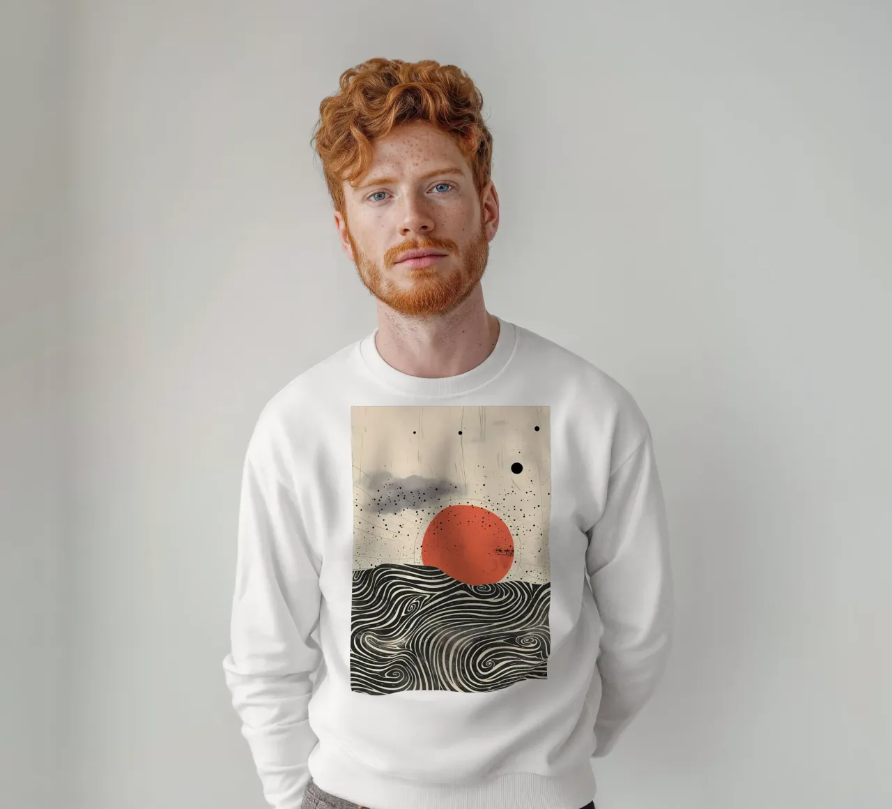 Zonne deining sweatshirt van James M Coyle