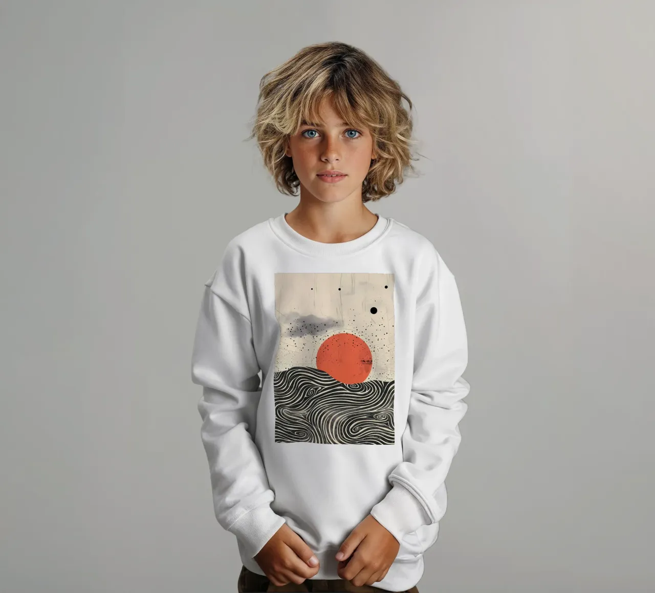 Ondata solare felpa bambino da James M Coyle