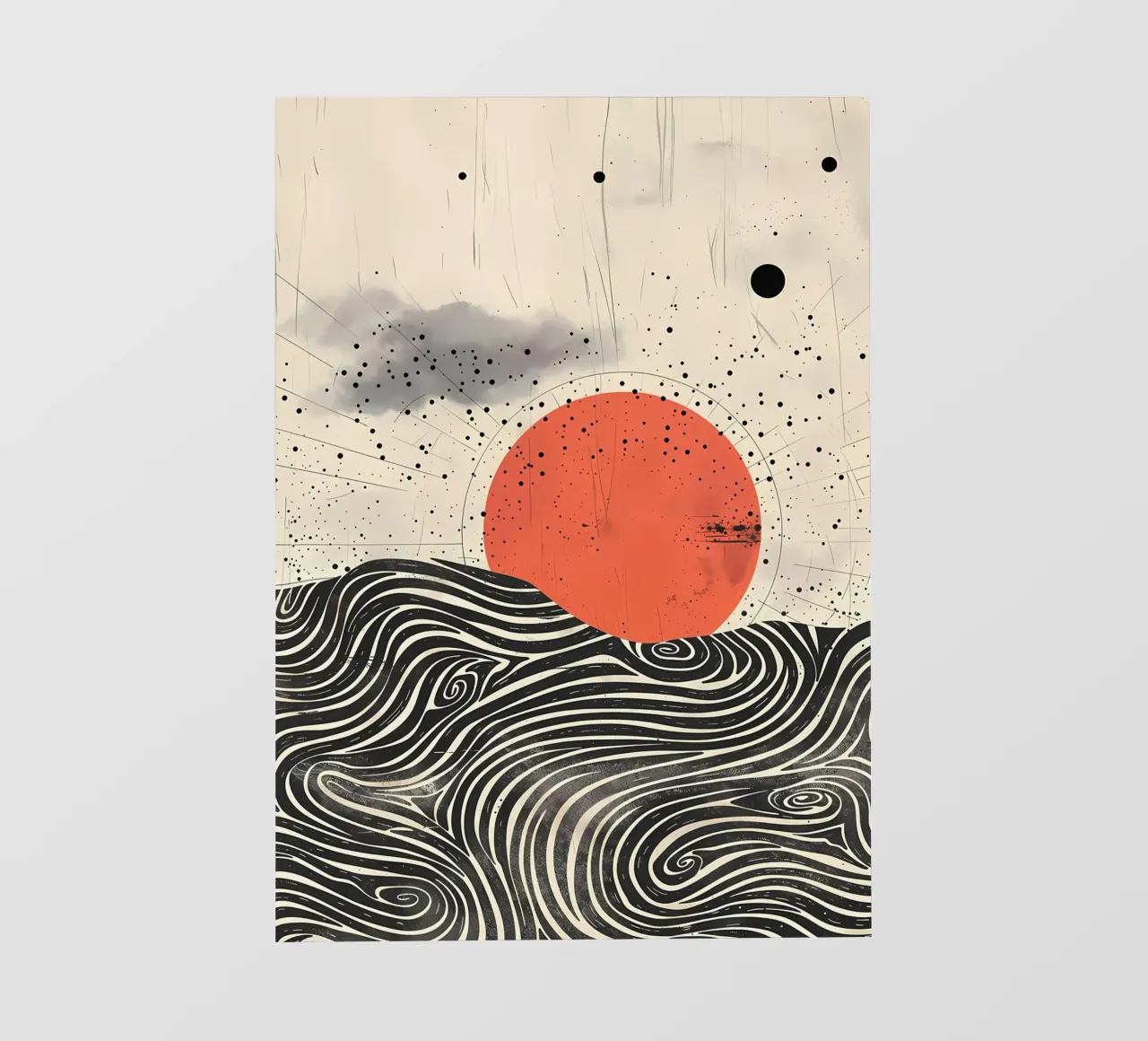 Ondata solare pellicola backlit da James M Coyle