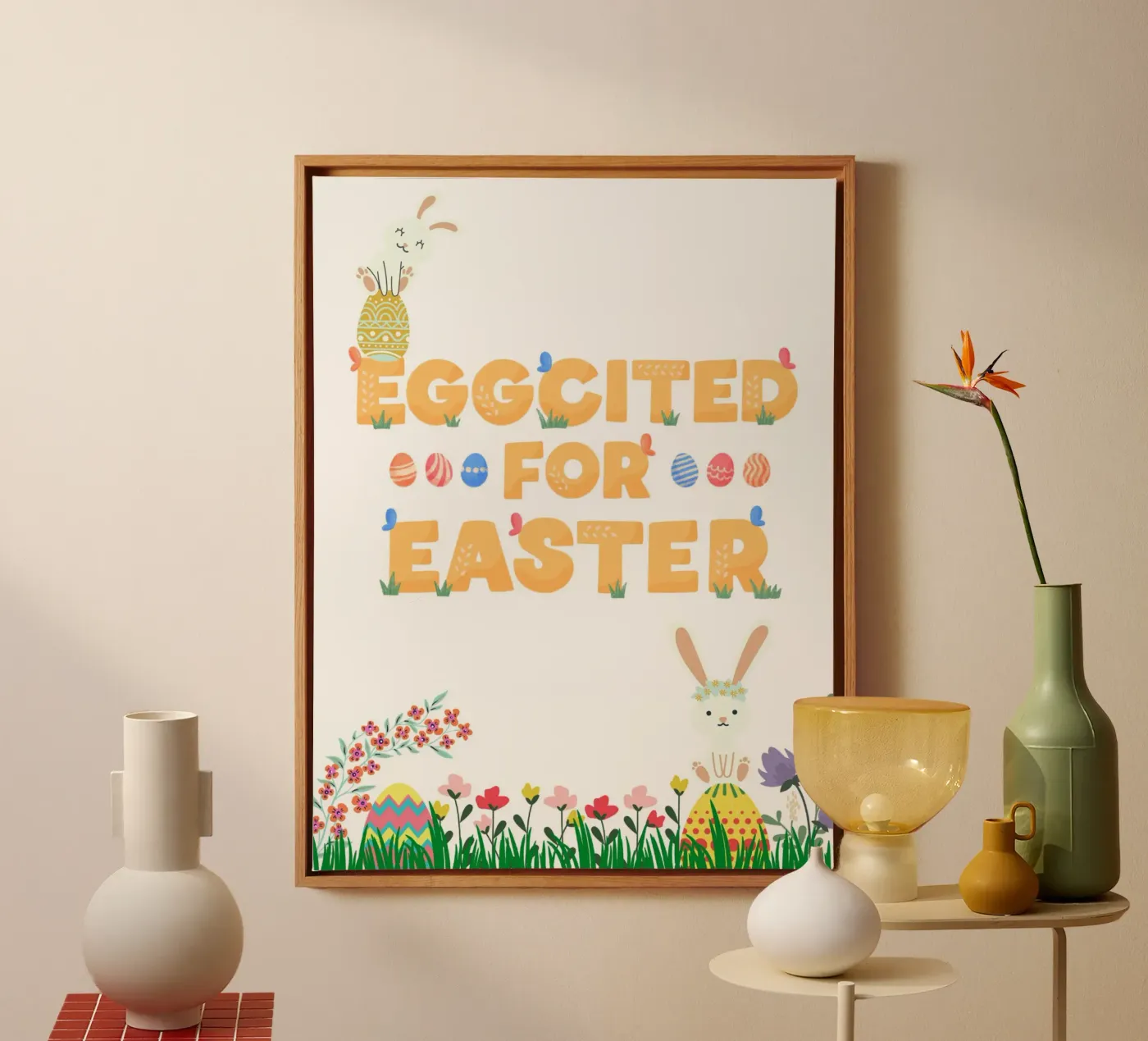 Happy Easter Leinwand von Dreamer10