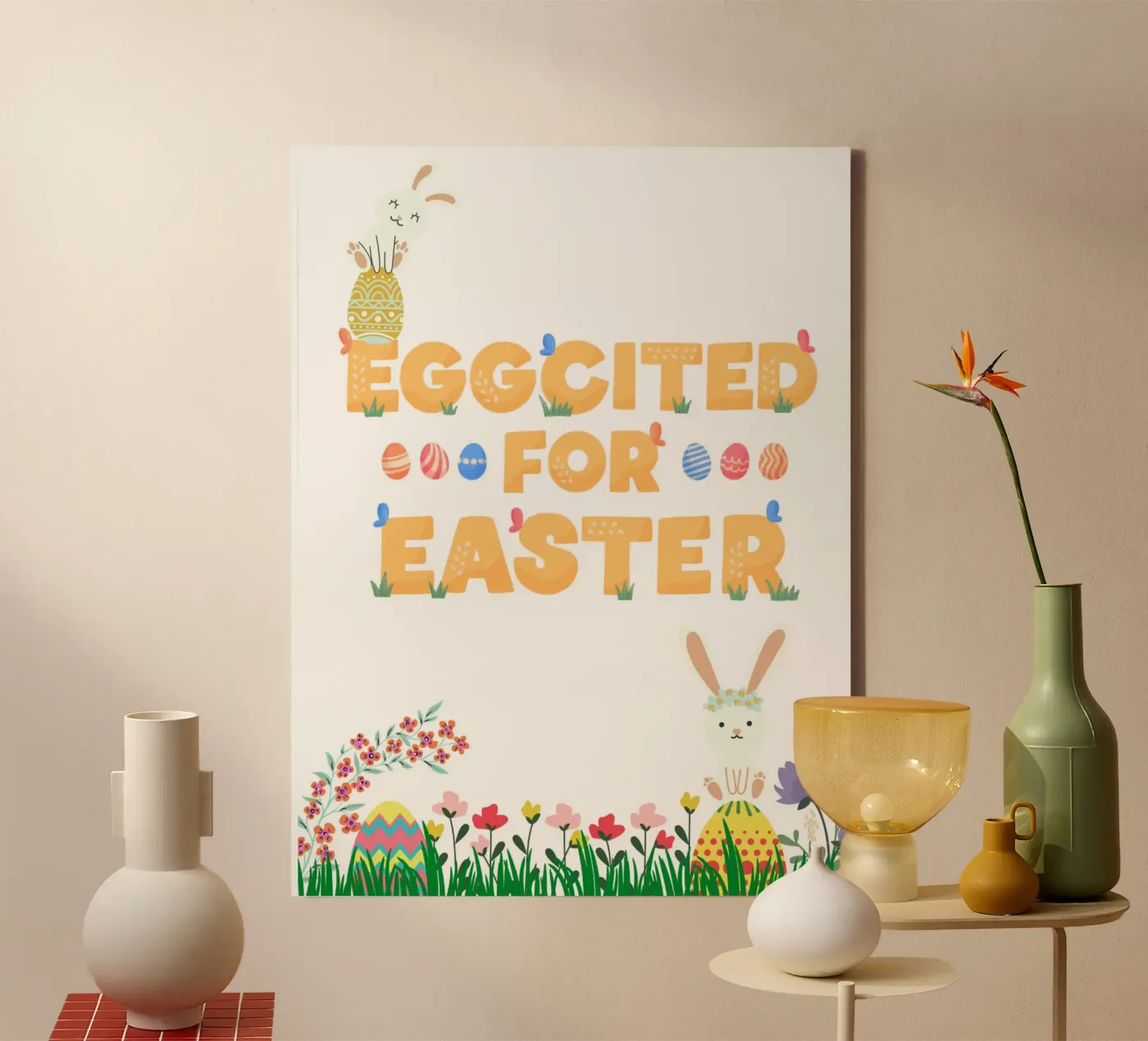 Happy Easter Leinwand von Dreamer10