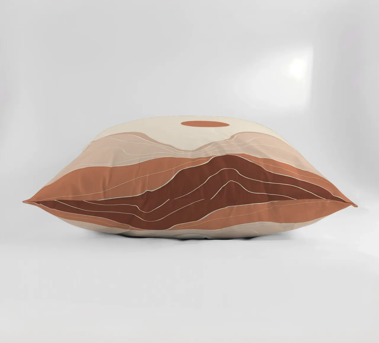 Minimal Boho Art decorative cushion by James M Coyle