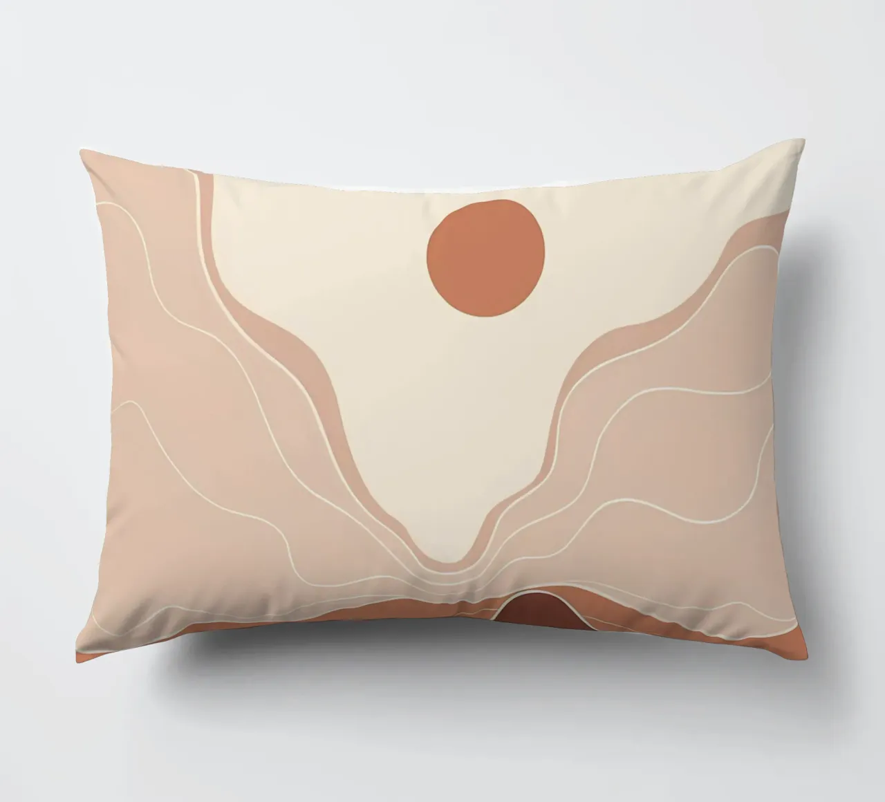 Minimal Boho Art decorative cushion by James M Coyle