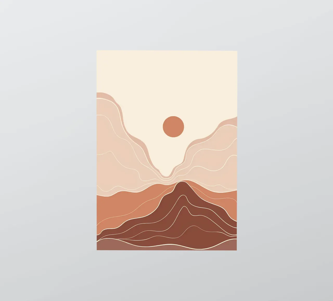 Minimal Boho Art sticker by James M Coyle
