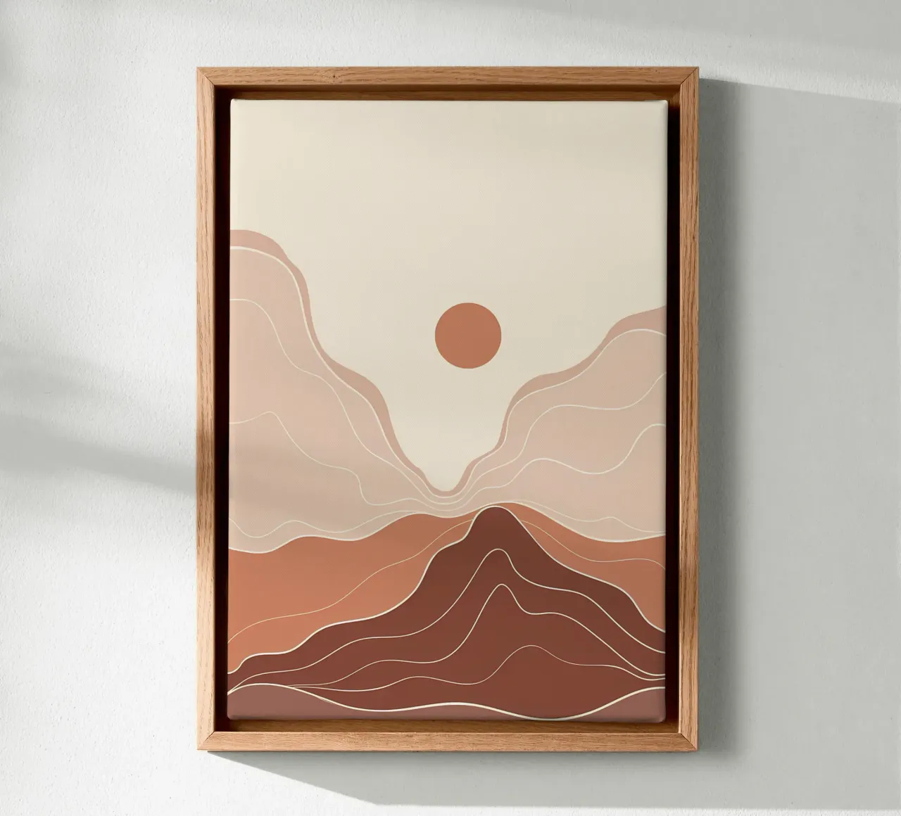 Minimal Boho Art canvas by James M Coyle
