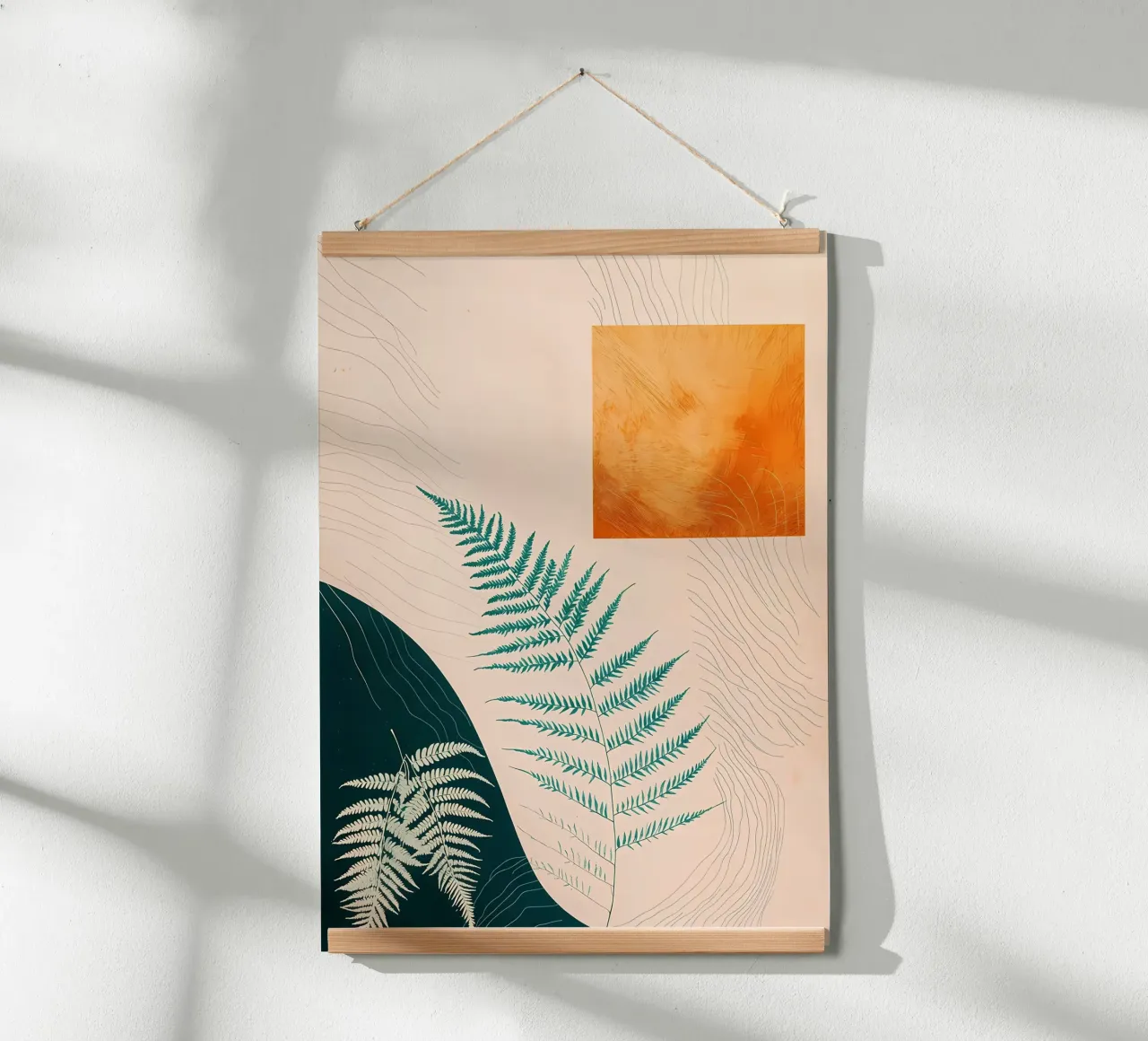 Varen & abstracte kunstdruk poster van Rebecca Clark Wyrick