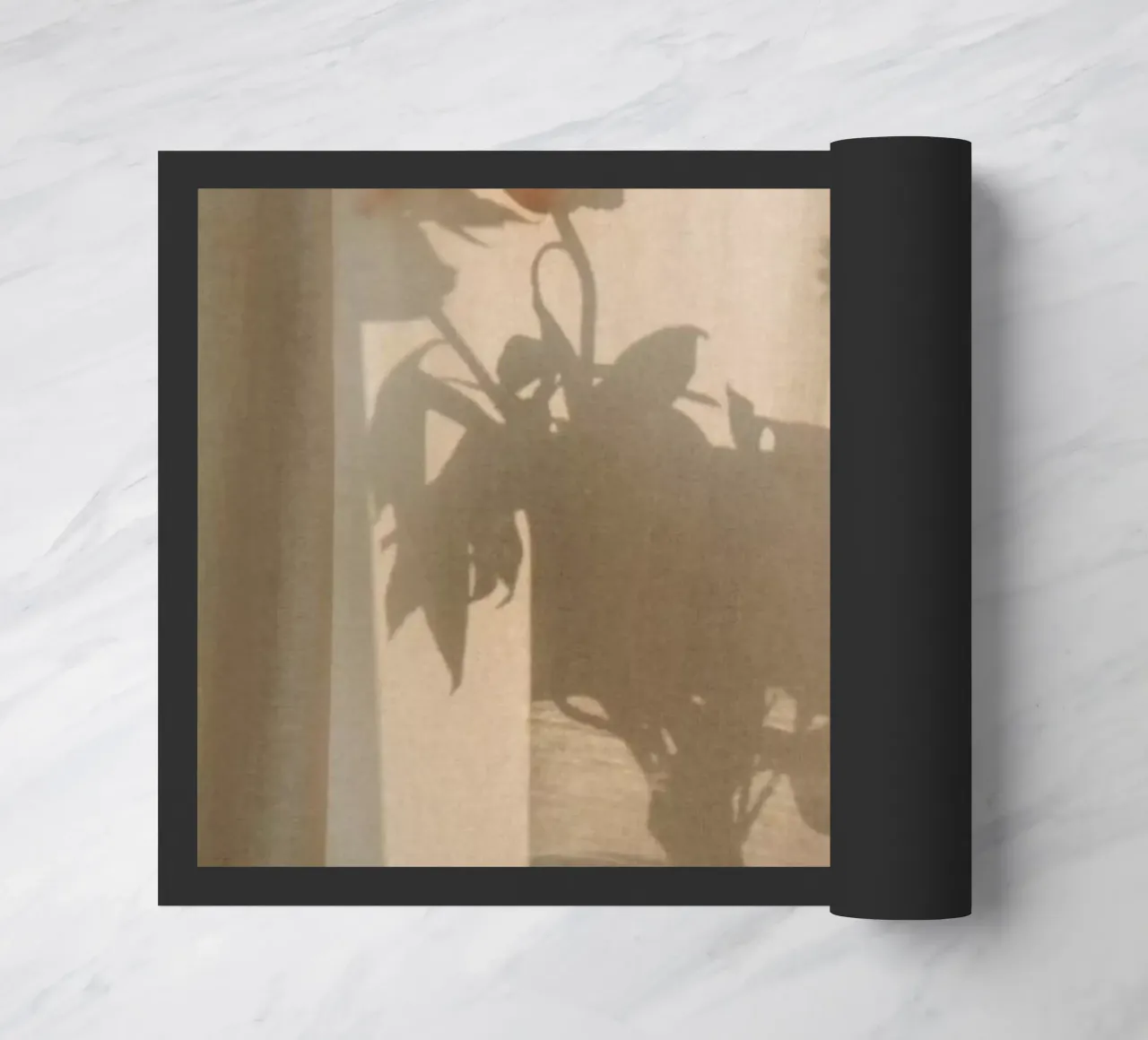 Abstract — Flower Shadow I felpudo de Sebastian Hilgetag