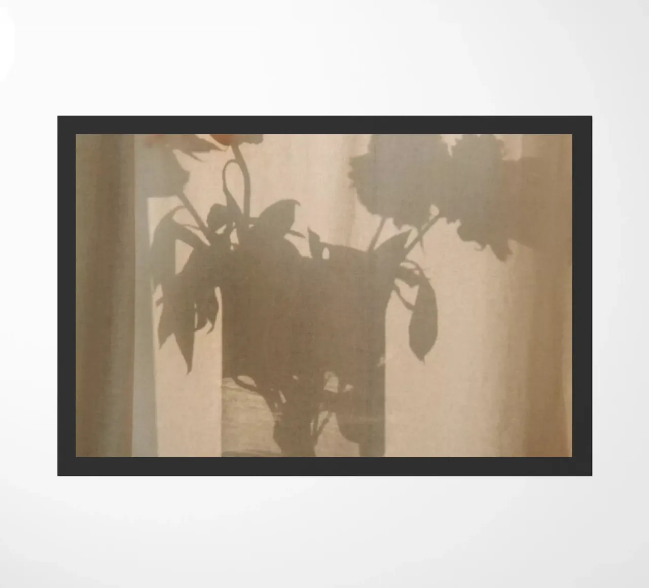 Abstract — Flower Shadow I felpudo de Sebastian Hilgetag