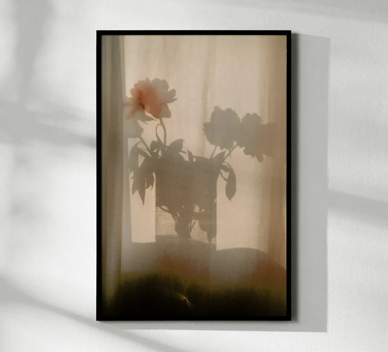 Abstract — Flower Shadow I carta hahnemühle da Sebastian Hilgetag
