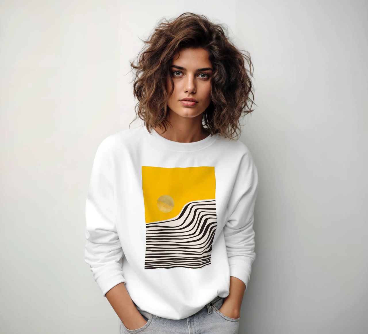 Minimal Abstract View 3 sweatshirt by James M Coyle